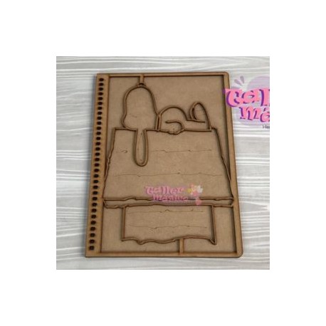 LIBRETA SNOOPY VITRAL